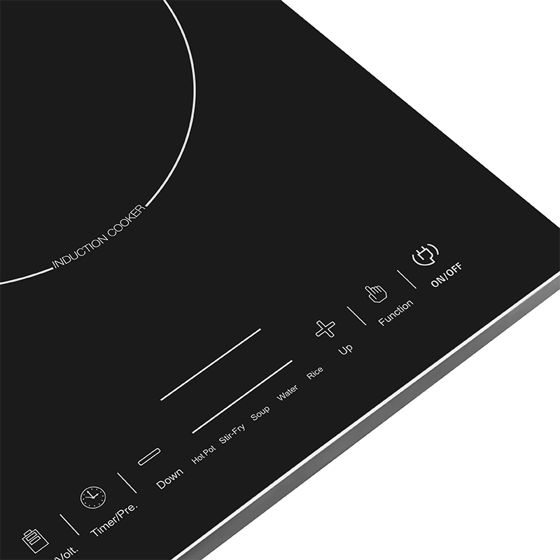 Aoloane de inducție A7-2 Cooktop de inducție de inducție de inducție cu butoanele max și min disponibile pentru temperatură și setare de putere