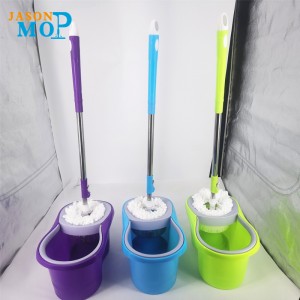 Jason Microfiber Spin Mop 360 Ușor rotativ de rotație Mop de curățare Magică Podea de curățare Mop de filare și găleată