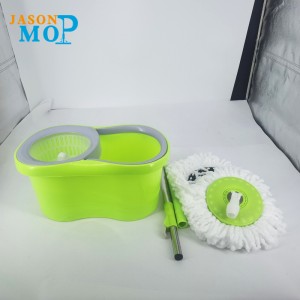 Jason Microfiber Spin Mop 360 Ușor rotativ de rotație Mop de curățare Magică Podea de curățare Mop de filare și găleată