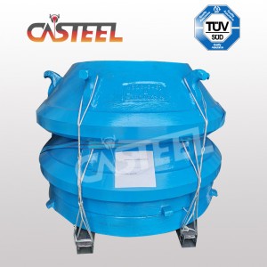 Bergeaud Symons 4-1/4 Crusher Piese, Bowl Liner Manta