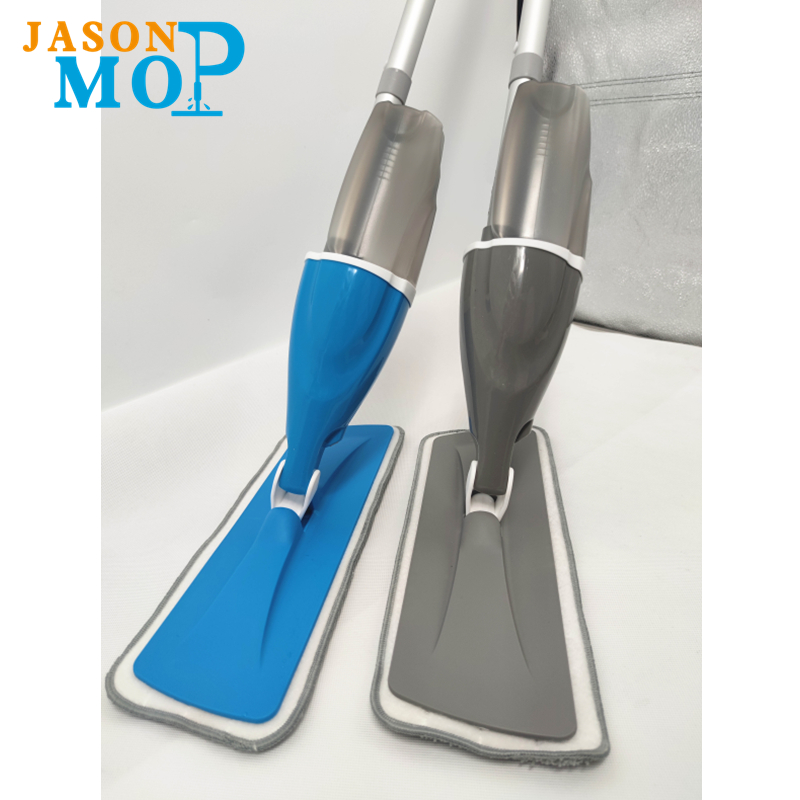 Pompă de spray de înaltă calitate Acasă Plate Mop Intemeiat din aluminiu Rod Fibră cu fibră de curățare