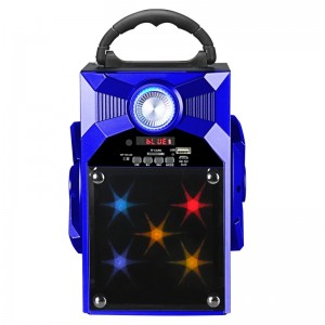 FB-BS8868S difuzor Bluetooth portabil cu iluminare cu LED-uri din oglindă din sticlă