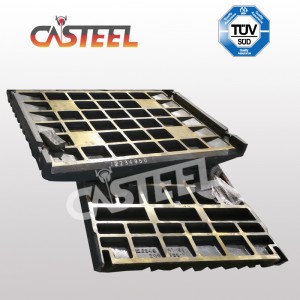 MC110 plăcuța maxilarului fix și leagăn pentru concasorul mobil Kleemann