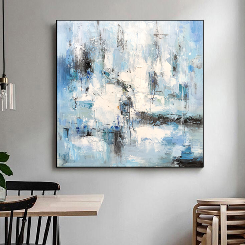 Tableau Decoratif 100 Handmade abstract de perete de artă Framei acrilice decorare Canvas Pictura de ulei pentru dormitor