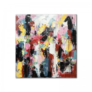 Fabrica en-gros colorat Costom Handpaintate acrilice pictura de perete decor abstract de artă de artă ulei pentru sufragerie