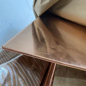 Placa de cupru roșie