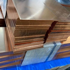 Placa de cupru roșie