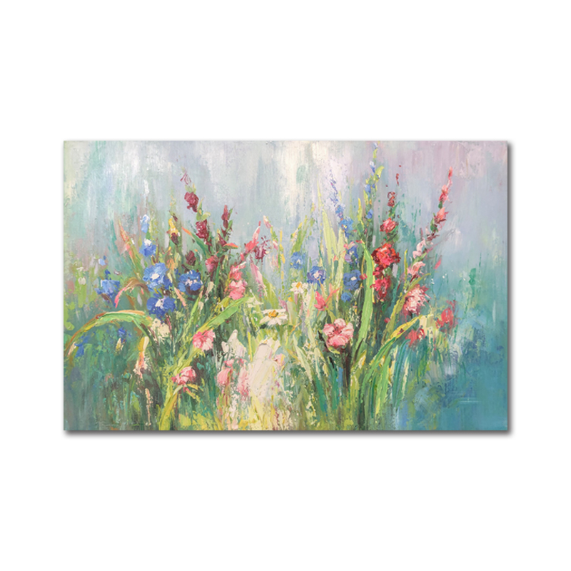 En-gros Ultimul zid de artă Flori de decorare pictura manual panza de pictura ulei pictura