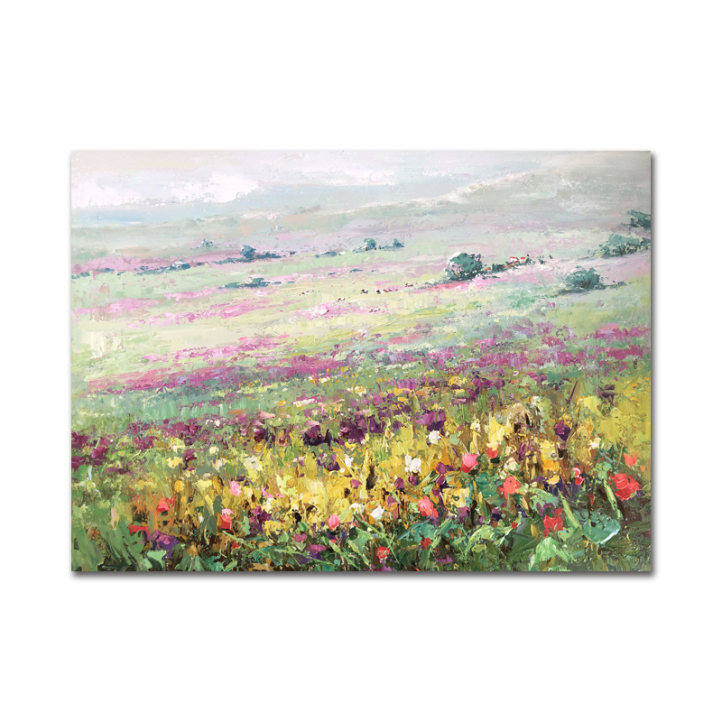 Decorațiuni moderne de decorare pictura abstract manual peisajnatural flori ulei pictura home perete art de vânzare