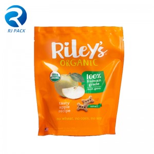 Barieră ridicată Eco reciclabilă Pungă de sus pentru alimente sau ambalajenealimentare cu fermoar