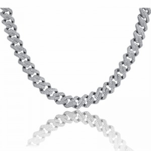 Hip-hop stil fierbinte menta colier cubanez