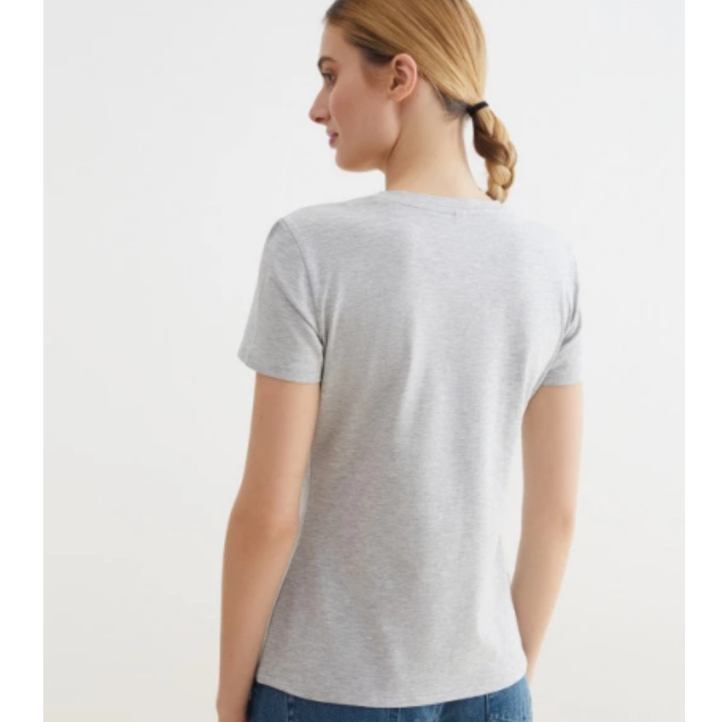 Tricou gri deschis din hipoalergenic