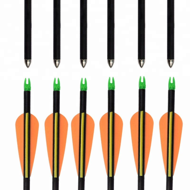 Elong Outdoor 111414 30inch ID6MM Fiberglass arbore de arbore pentru tragere sportivă în aer liber