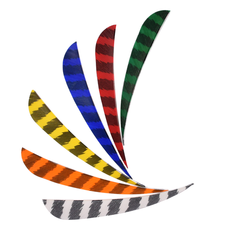 Tika tir cu arcul 172104 4inch Streamline Strip Turcia Pene pentru arcul de carbon/aluminum arrow Shooting