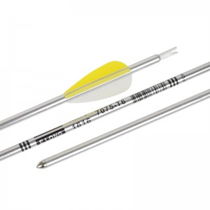 Elong Outdoor 114207 30inch SP970 Aluminiu arrow Culoare de argint Culoare tir cu arcul în aer liber Target Fotografiere folosind