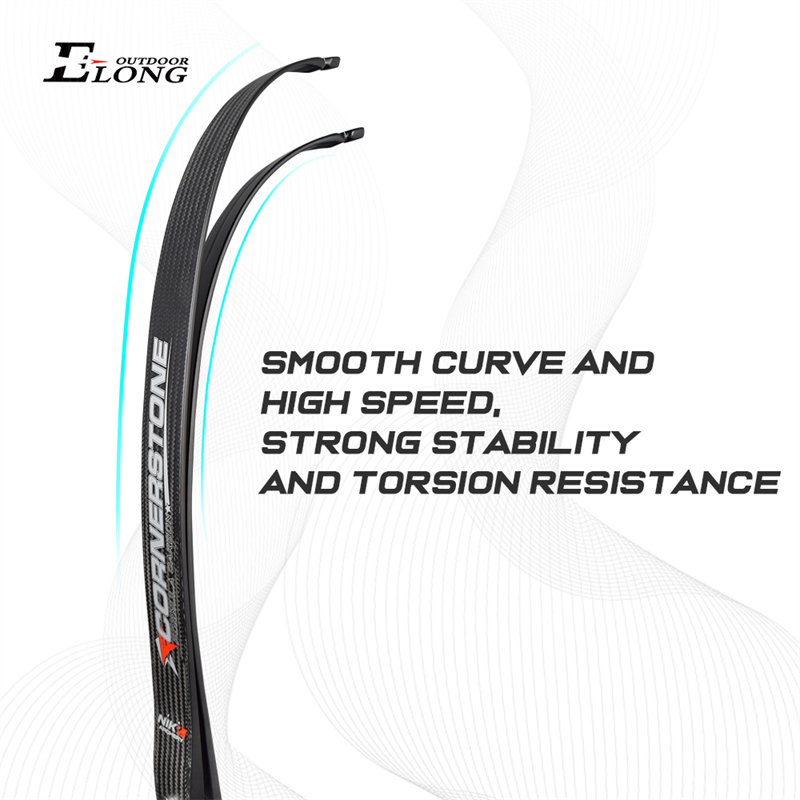 270085 C1 Nika Tir cu arcul Fibră de carbon Recurve Bow Limba pentru tir cu arcul