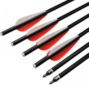 Elong Outdoor 117011 16INCH OD8MM 8031 ​​Șuruburi din fibră de sticlă Vânătoare de tir cu arcul utilizând șurubul arborelui