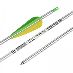 Elong Outdoor 116062 30inch SP650 Aluminiu arrow Culoare de argint pentru arcul arcul