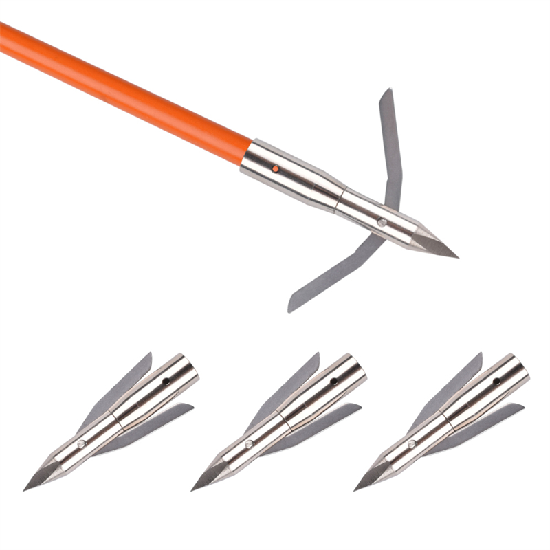 Tiruri de arcul Nika 151042 2 Blades Head Bowfishing pentru tir cu arcul Bow Fishing Sfaturi Broadheads Vânătoare