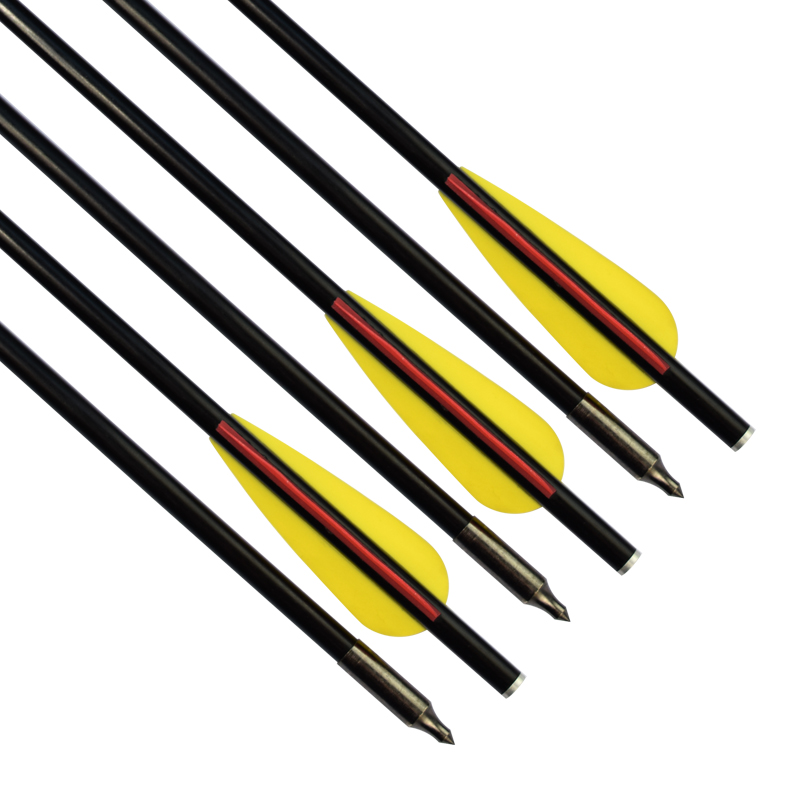 Elong Outdoor 117018 18inch Id6mm Fiberglass Bolt Tir cu arcul Fotografiere Crossbow Bolt