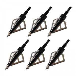 Tika tir cu arcul 15B028 3 Blade 100 Broame de cereale pentru arcul de tir cu arcul Bolt Bolt Arrows Sfinte sfaturi de vanatoare