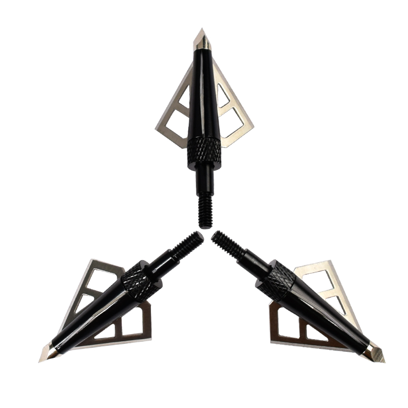 Tika tir cu arcul 15B028 3 Blade 100 Broame de cereale pentru arcul de tir cu arcul Bolt Bolt Arrows Sfinte sfaturi de vanatoare