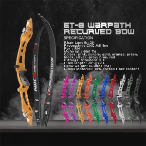 Arcul Nika 68inch recidiv arcul cu membrul de carbon C1 pentru tragere la sport în aer liber