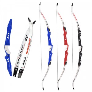 Arcul Nika Arcul 68inch Arc cu 25inch din aliaj de magneziu Riser pentru tir cu arcul Recurează Practica țintă a arcului