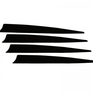 Nika tir cu arcul 170017 5inch Shield TPU Vane pentru tir cu arcul Toate tipurile de săgeată