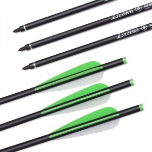 Elong Outdoor 116049-04 ID7.62mm 20inch Rolllfiberglass Bolt Archery Fotografiere Crossbow Bolts