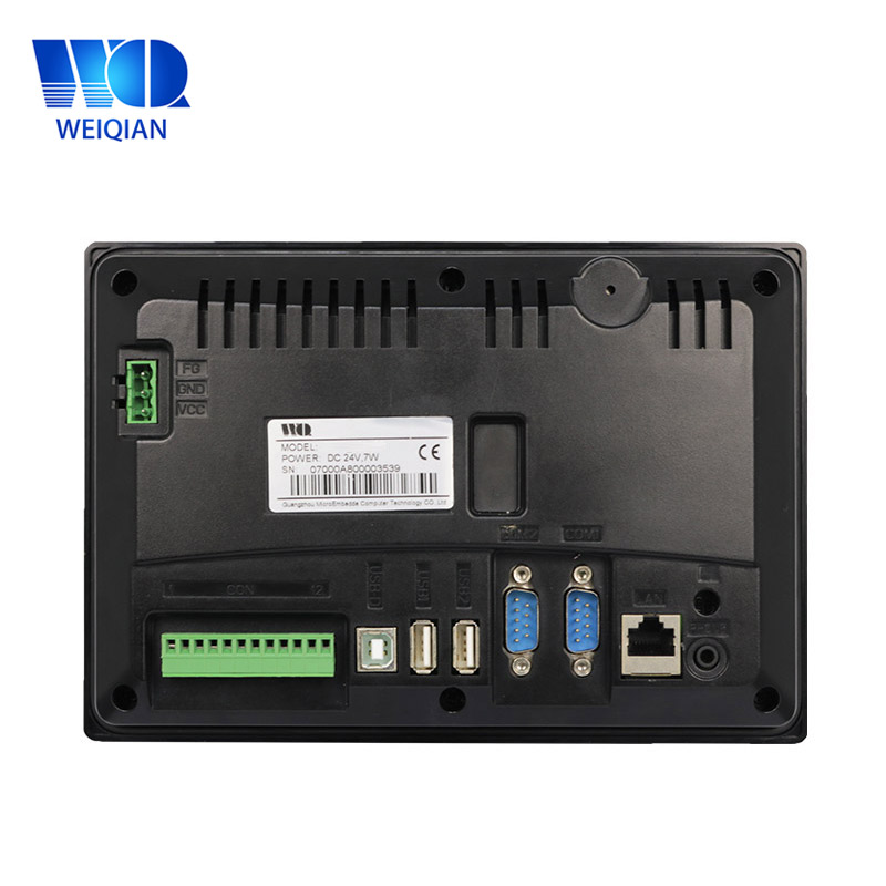 7inch montat pe perete Linux Plastic Industrial Panel PC Cortex®-A9 Arhitectură Panou Fanless PC