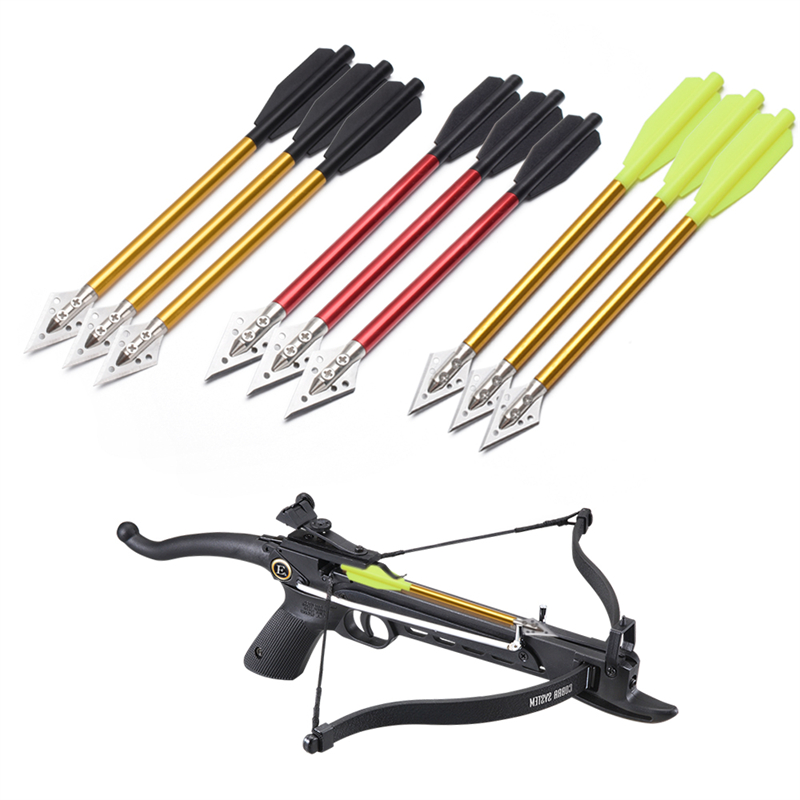 Elong Outdoor 118643 16cm aluminiu Bolt Bloud Broadhead pentru vanatoare de tir cu arcul