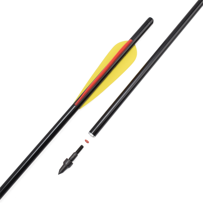 Elong Outdoor 116058-01 OD8.8mm 16inch Bolț aluminiu TPU VALES Crossbow Crossbow Vânătoare folosind
