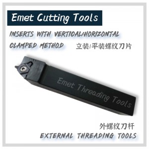 Instrumente de filetare Emet/internal Tools Tools/external Toolting Tools/intet poate fi fixat atât de metode verticale, cât și orizontale