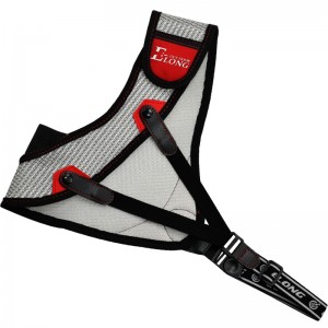 Elong Outdoor 443000 Gardă pieptată Nylon Mesh Construction Tir cu arcul Fotografiere Protecția pieptului