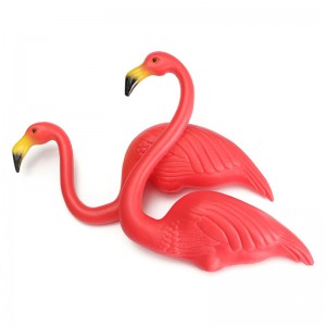 Pink Flamingo Plastic din plastic Garden Lawn Art Ornaments Decor Retro Toy