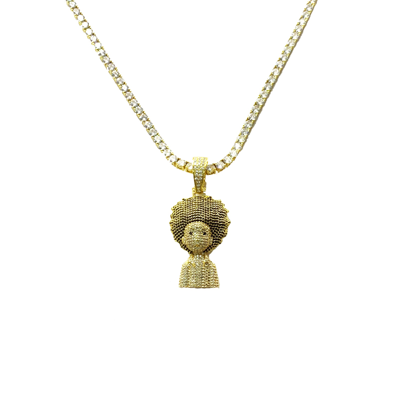 Zircon Solid Exploziv Hip Hip colier