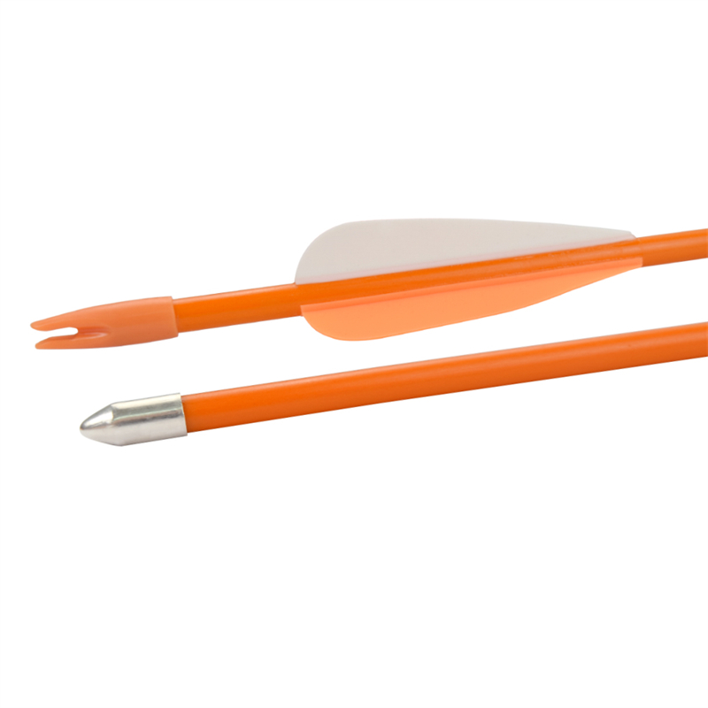 Elong Outdoor 110103 Fiberglass arrow Id5mm 26inch Tir cu arcul Practica Arrows Recurve Bow Shooting