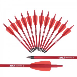 Tir cu arcul Nika 113173-02 7.5inch Bolt arbore de aluminiu pentru Cobra Adder/R9/RX Crossbow Vânătoare