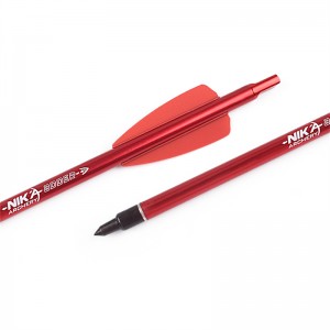 Tir cu arcul Nika 113173-02 7.5inch Bolt arbore de aluminiu pentru Cobra Adder/R9/RX Crossbow Vânătoare