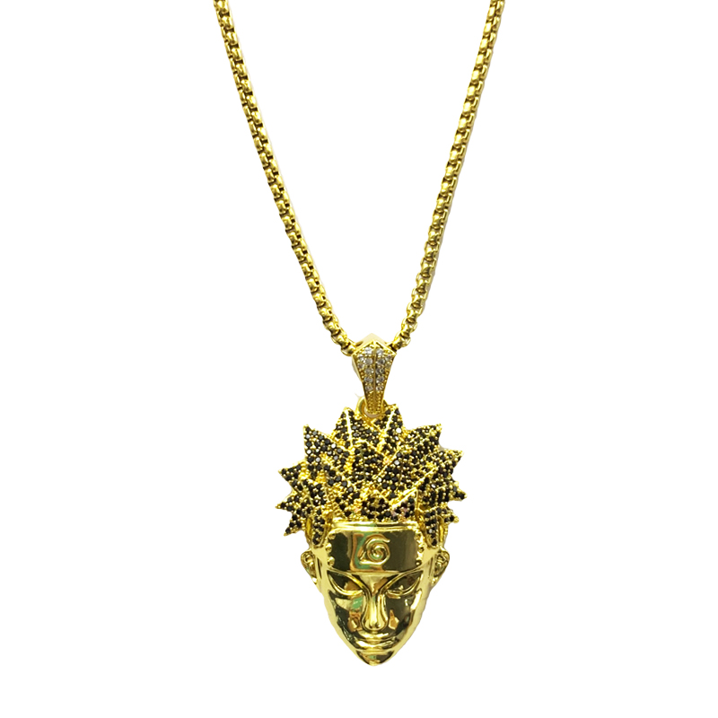 Trend Design de înaltă calitate Zircon Brass lanț Colier Pandantive Fashion Colier Cartoon Caractere Pandantive