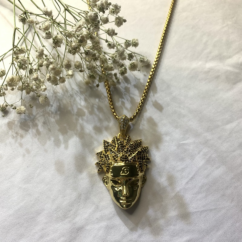 Trend Design de înaltă calitate Zircon Brass lanț Colier Pandantive Fashion Colier Cartoon Caractere Pandantive