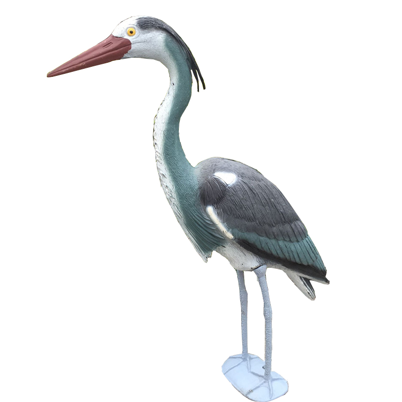 Blue Heron Decoy Plastic Yard Garden Lawn Art Ornament Decor