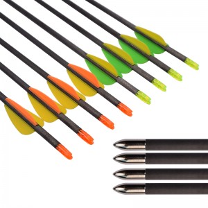 Elong Outdoor 112164 ID4.2mm Carbon Arrow 30inch SP600 Tir cu arcul Recurve Bow Fotografiere țintă