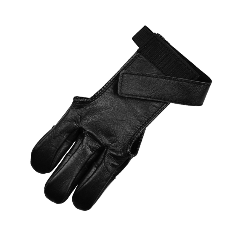Elong Outdoor 42Ft03 Mănușă cu degetul pentru arcul de recurgere Black Culoare Culoare Fotografiere de protecție împotriva degetului