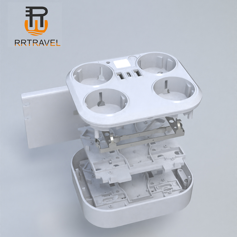 Produsenoi German Plug standard de perete, lumină de inducție denoapte cu funcție de tavă, montat pe perete german standard