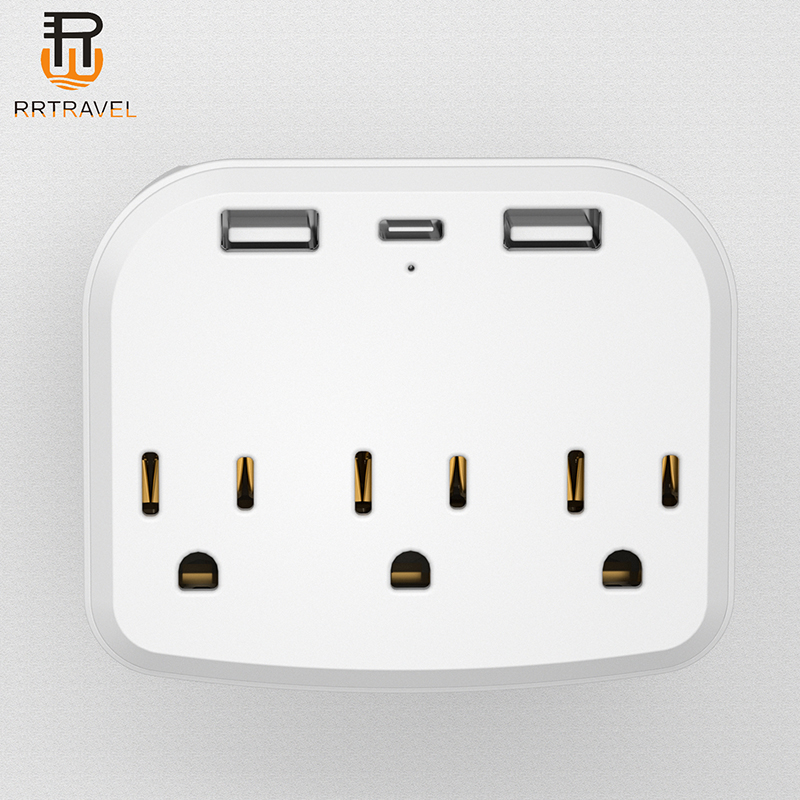 New American Standard Extension Nou american standard de ieșire de perete American Standard Conversie Conversie One to Trei American Standard Wall Plug American Standard Standard Socket