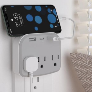 New American Standard Extension Nou american standard de ieșire de perete American Standard Conversie Conversie One to Trei American Standard Wall Plug American Standard Standard Socket