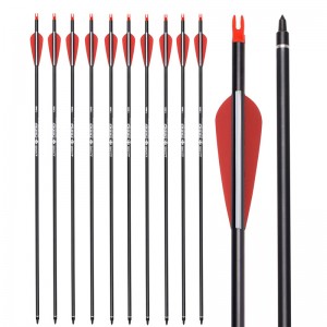 Elong Outdoor 115500-08 30inch Roll Fiberglass Arrow Tir cu arcul Recurve arc țintă Practică de fotografiere