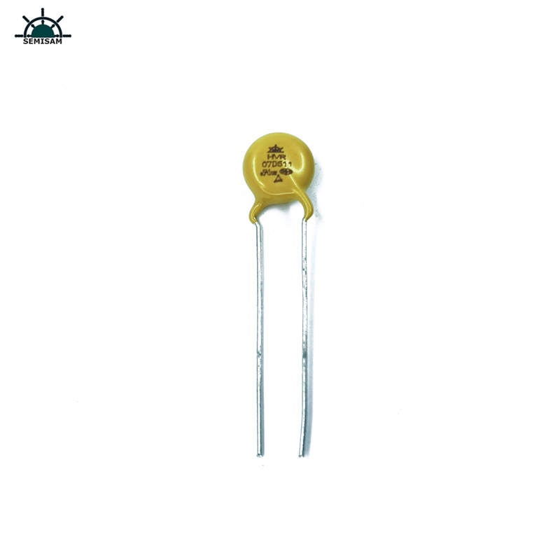 Producator original Long plumb, galben silicon Mov 7d511 510V 7mm rezistor mov varistor